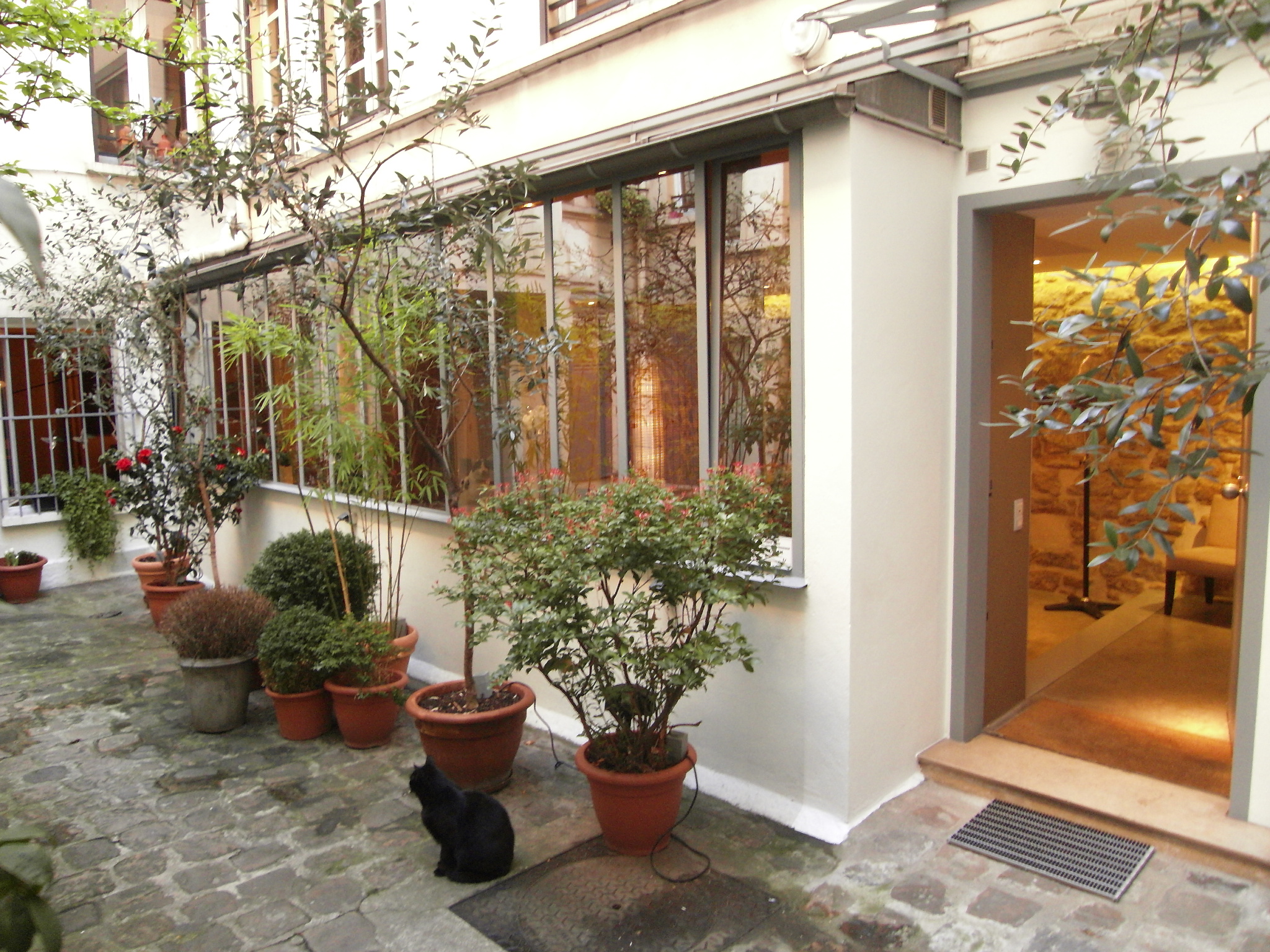 Espace extérieur en jouissance privative rez-de-chaussée